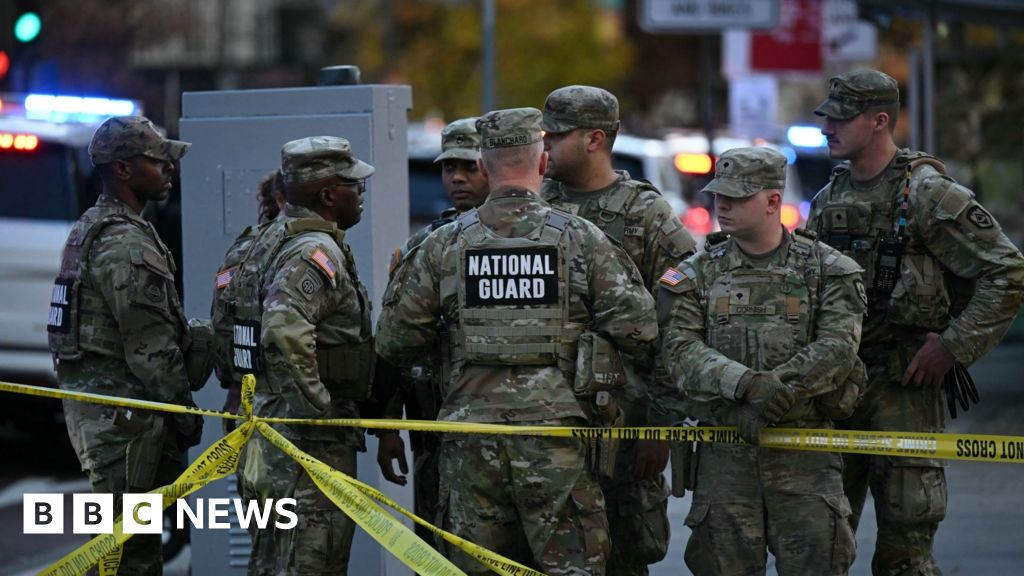 Watch: How the shooting of two National Guard members unfolded