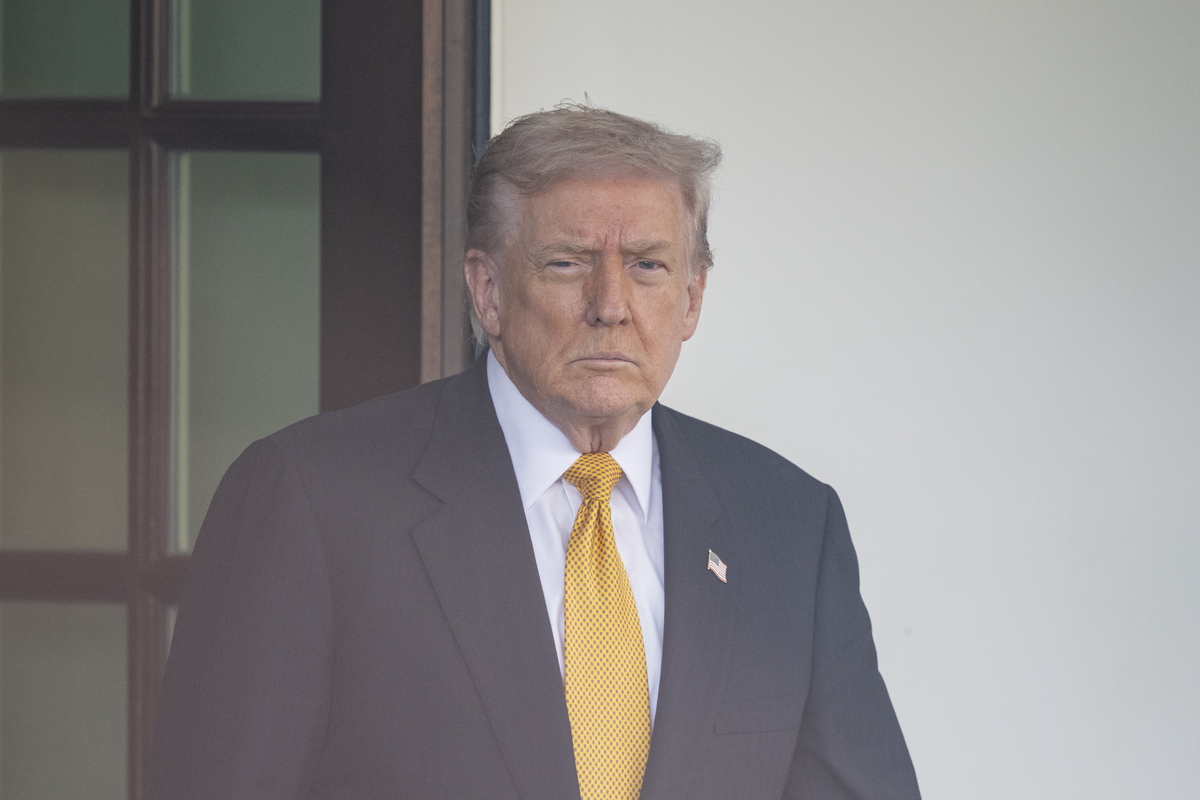 United States President Donald Trump at the White House in Washington DC , November 7, 2025. [Celal Güneş - Anadolu Agency]