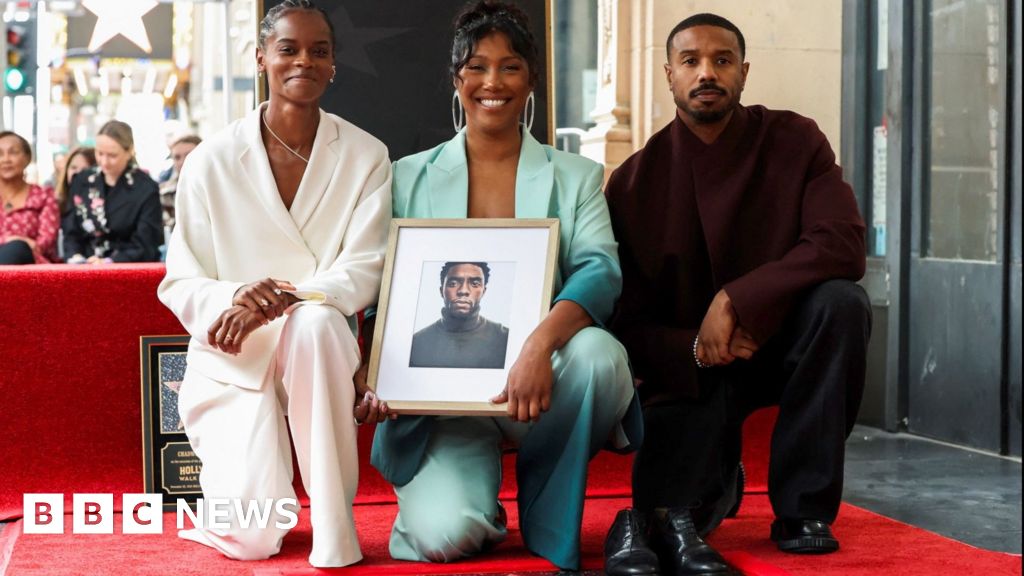 Actor Chadwick Boseman posthumously honoured with Hollywood star