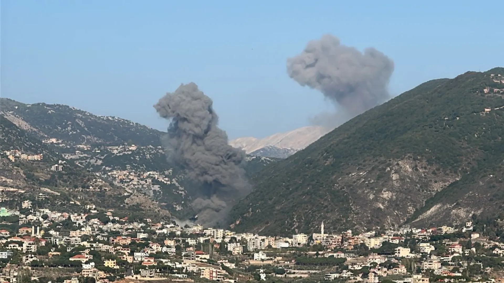 Israeli air strikes hit villages in south Lebanon on ceasefire anniversary | Israel attacks Lebanon