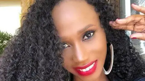 Mange Kimambi/Instagram A close-up of Mange Kimambi's face