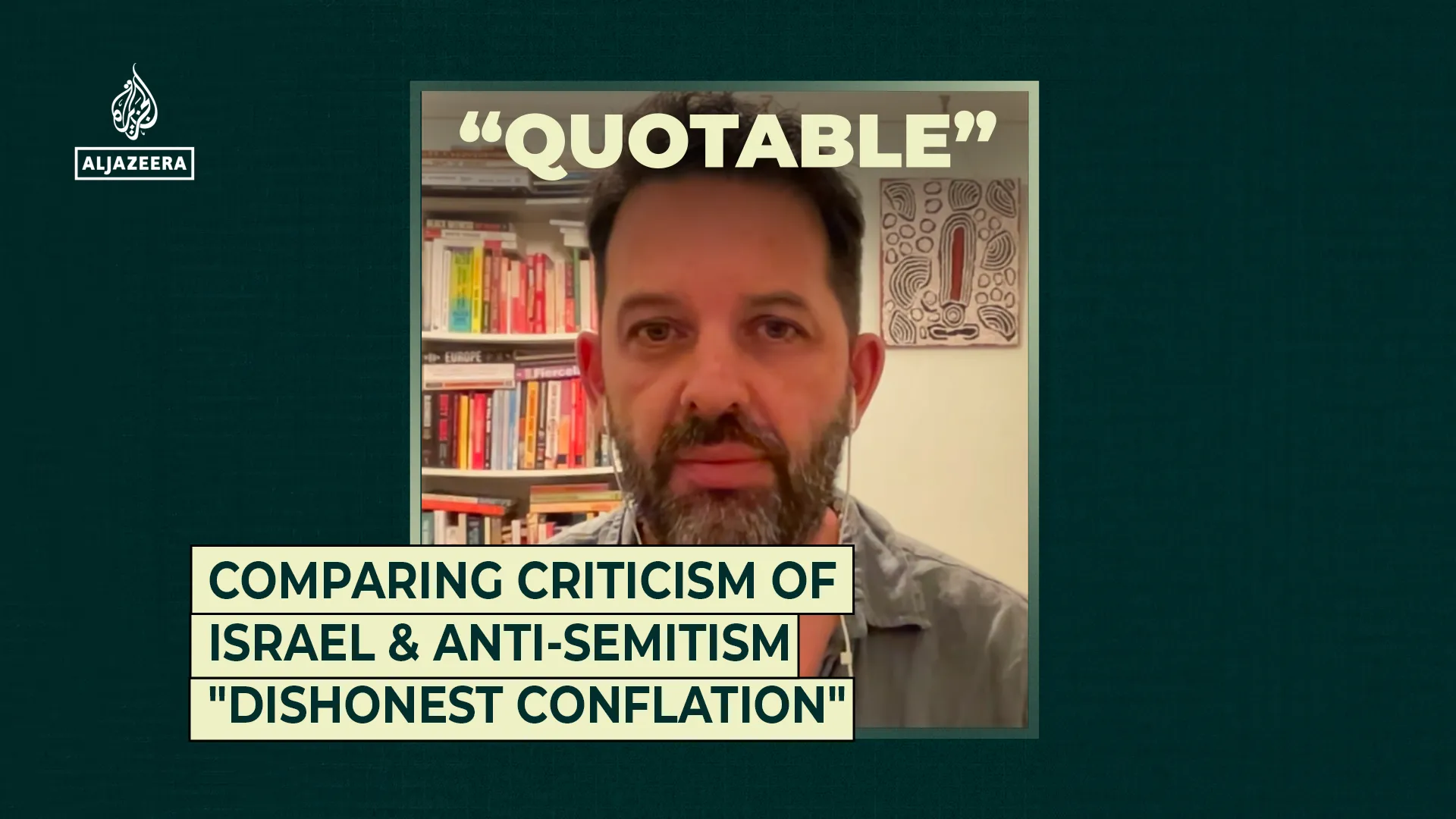 Comparing criticism of Israel & anti-semitism “dishonest conflation” | Digital Series