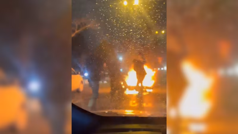 Iranians Clash With Police On Seventh Night Of Protests