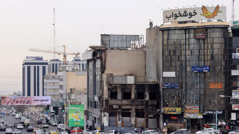 Gutted Mosques, Eerie Calm In Tehran After Uprising