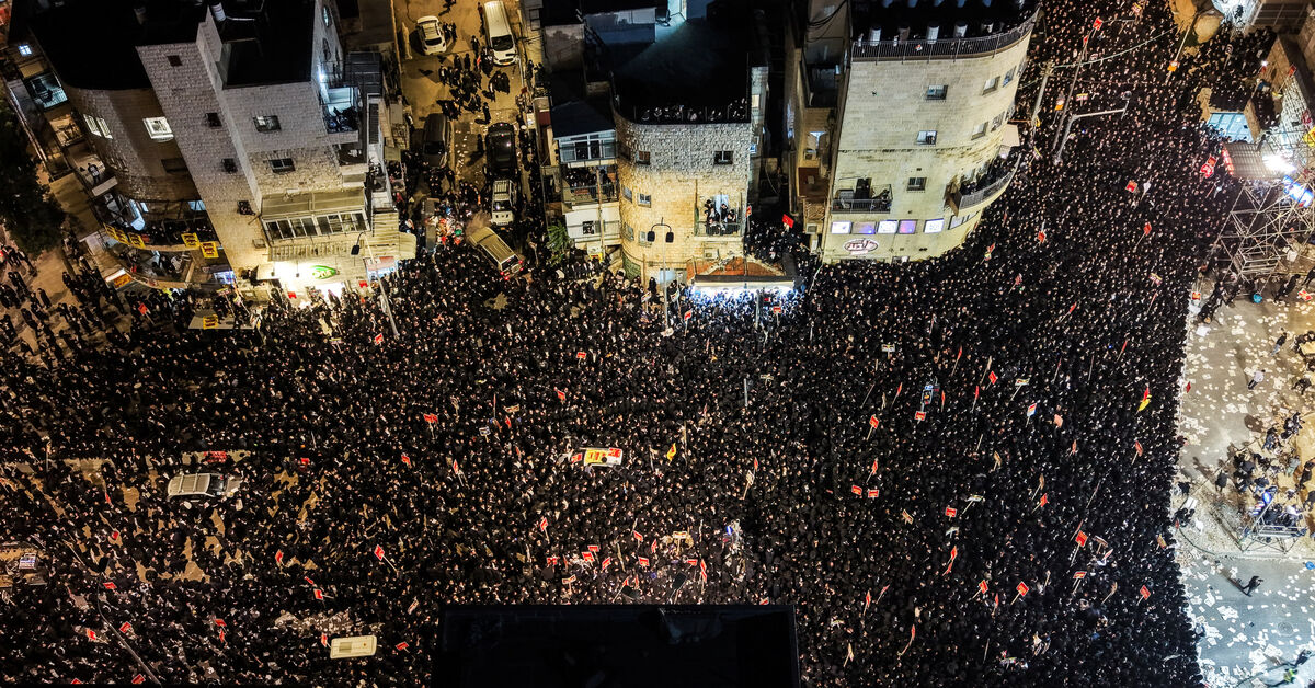 Teen killed after bus hits ultra-Orthodox protesters in Jerusalem