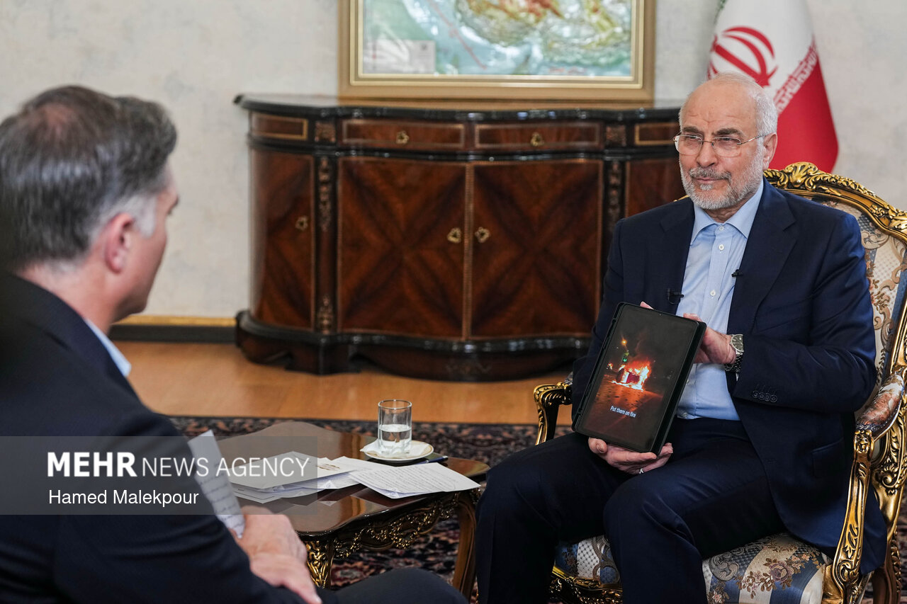Mehr News Agency – Iran Parl. Speaker Ghalibaf’s interview with CNN