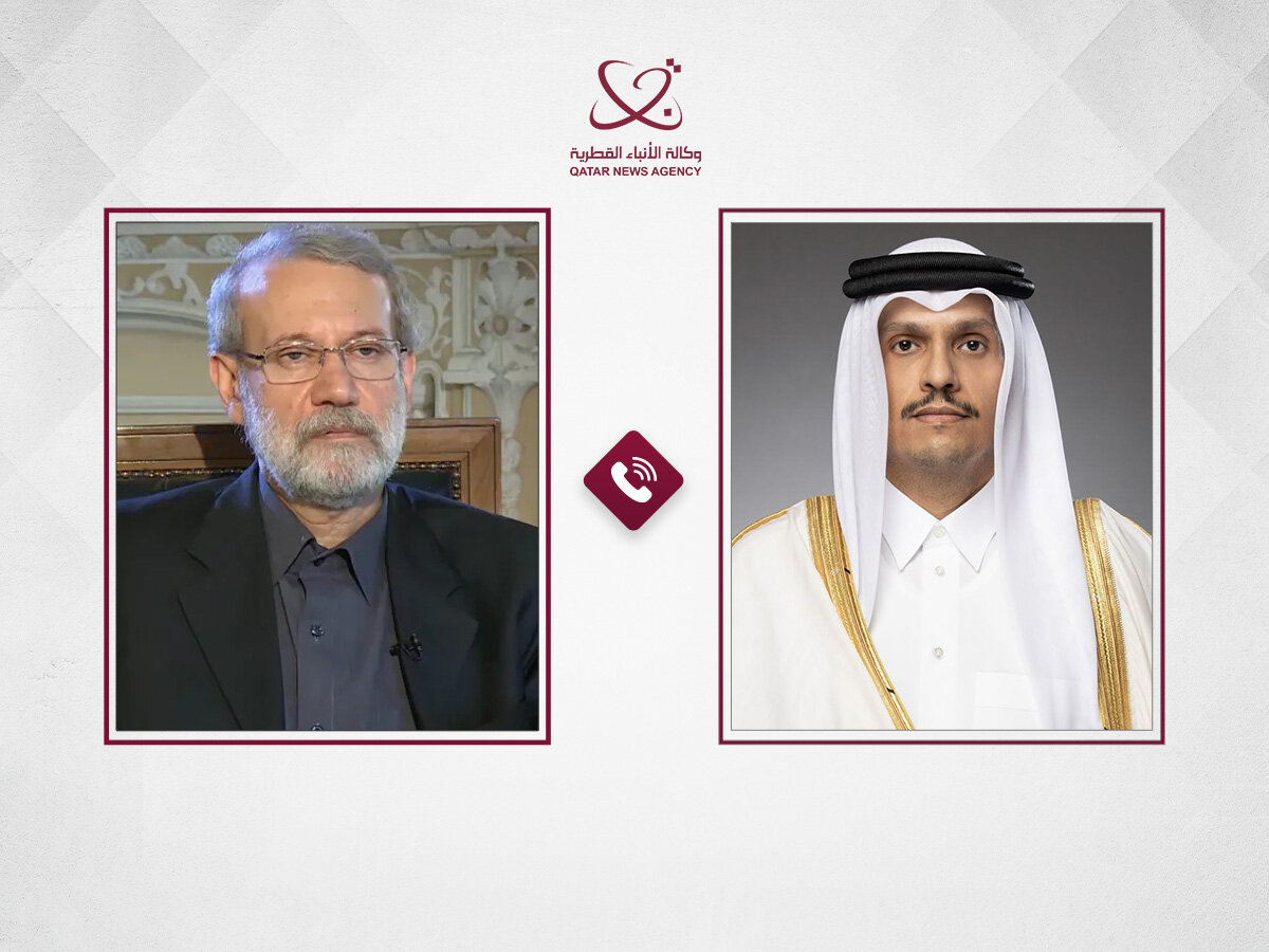 Iran’s Larijani, Qatar PM share views on regional developments