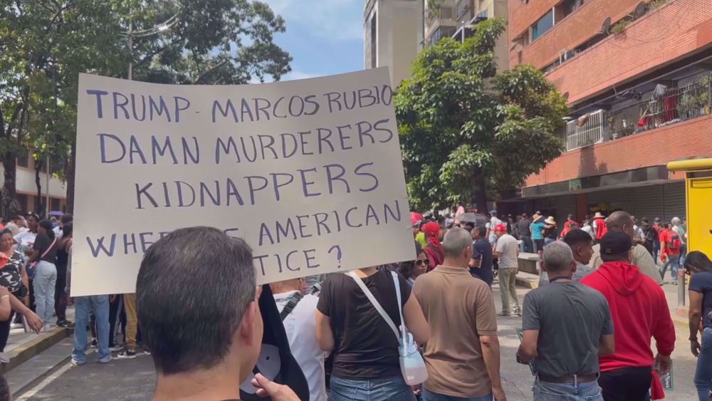 Venezuelans call for release of kidnapped President Maduro