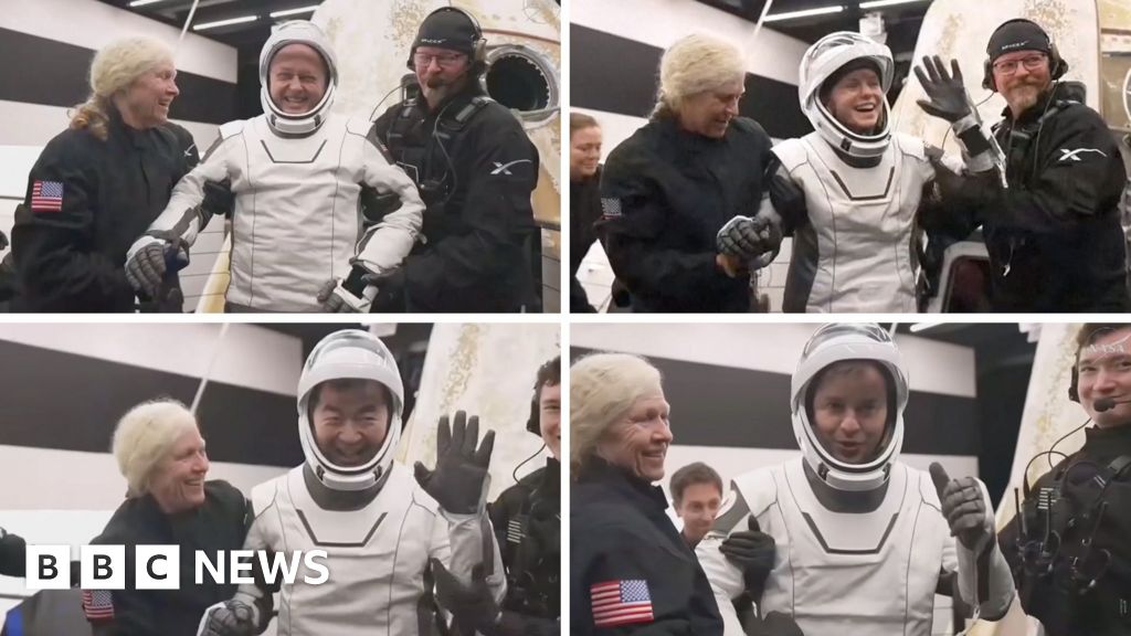 Astronauts return to Earth after medical evacuation