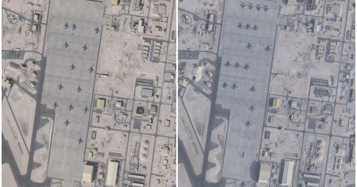 US used mobile launchers for missiles at Qatar base as Iran tensions rose, satellite pictures show