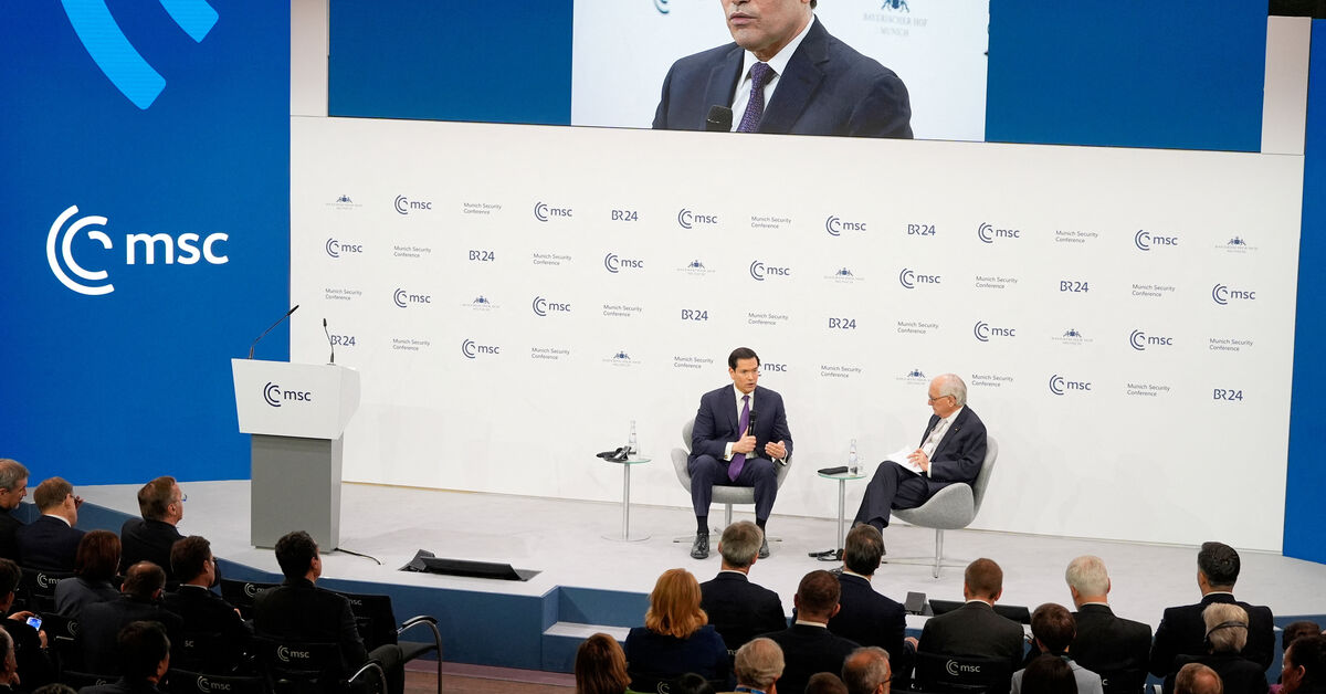 Rubio casts US, the ‘child of Europe’, as critical friend to allies