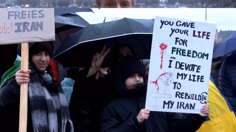 Hundreds Of Thousands In Munich Protest Against Iranian Regime