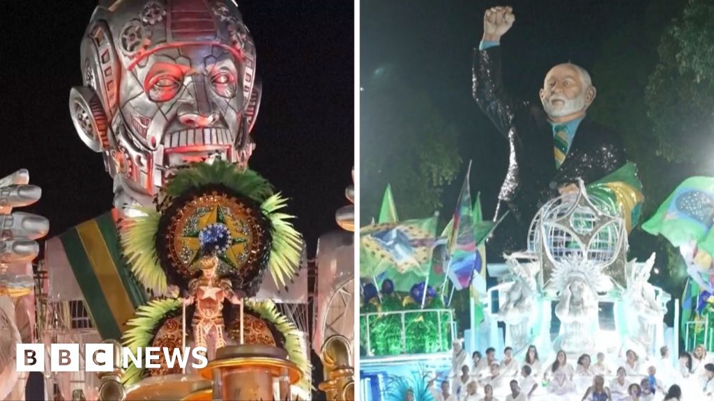 Giant robot tribute to Brazil’s Lula leads start of Rio Carnival