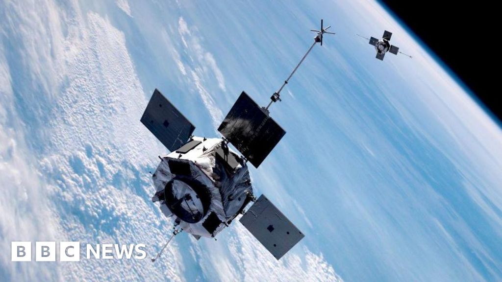 Nasa spacecraft weighing 1,300lb re-enters Earth's atmosphere