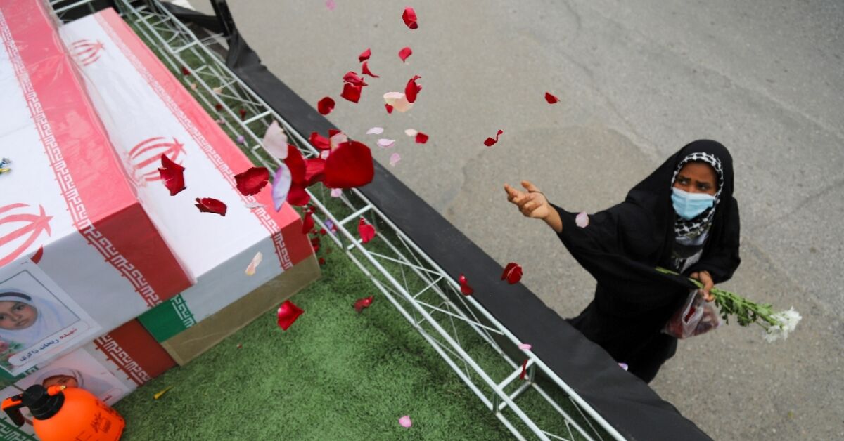 Trump says school strike ‘done by Iran’