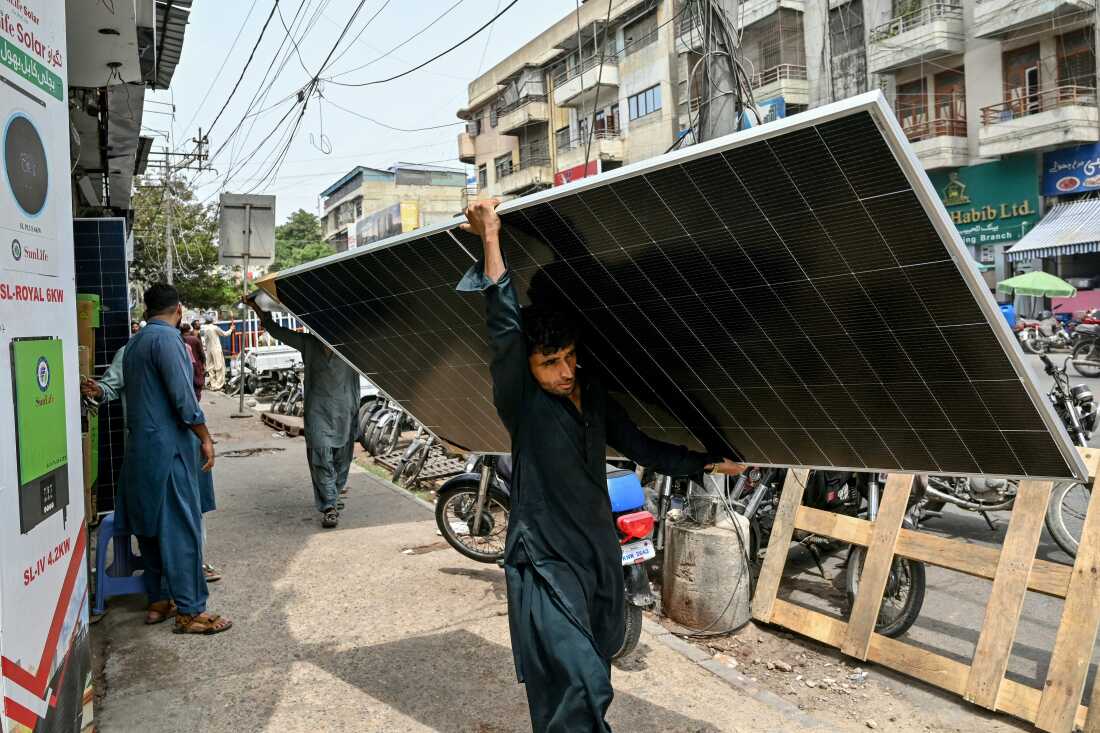 Solar and EVs help countries weather energy crisis with Iran war : NPR
