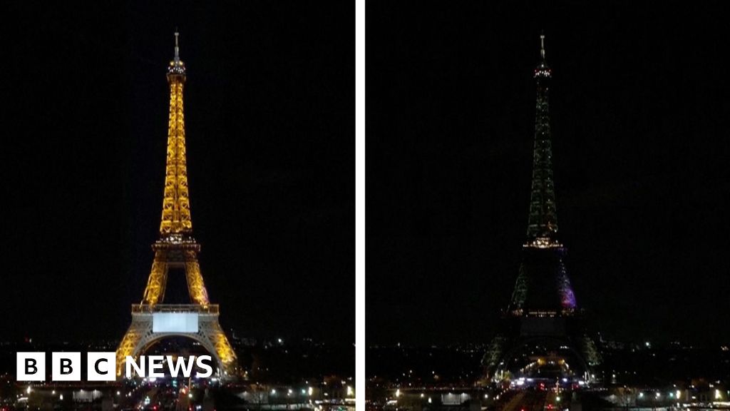 Iconic global landmarks turn off lights
