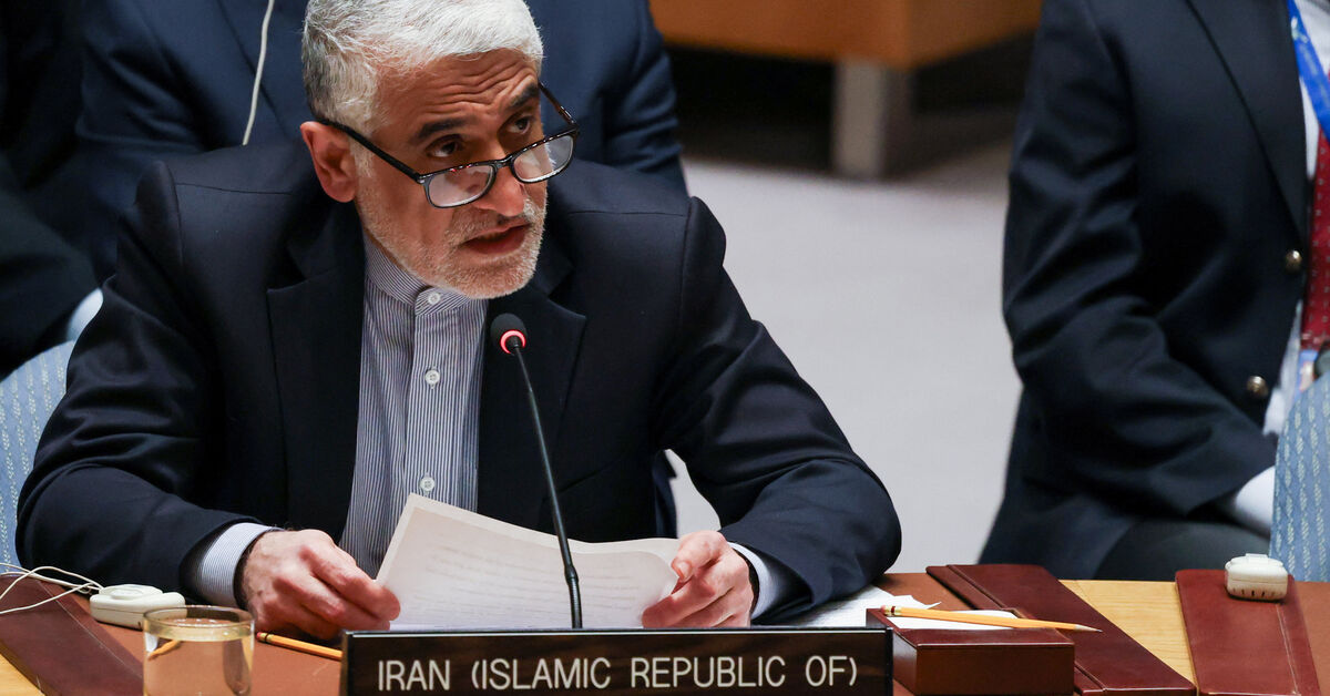 Iran’s UN envoy says 1,332 Iranian civilians killed in war