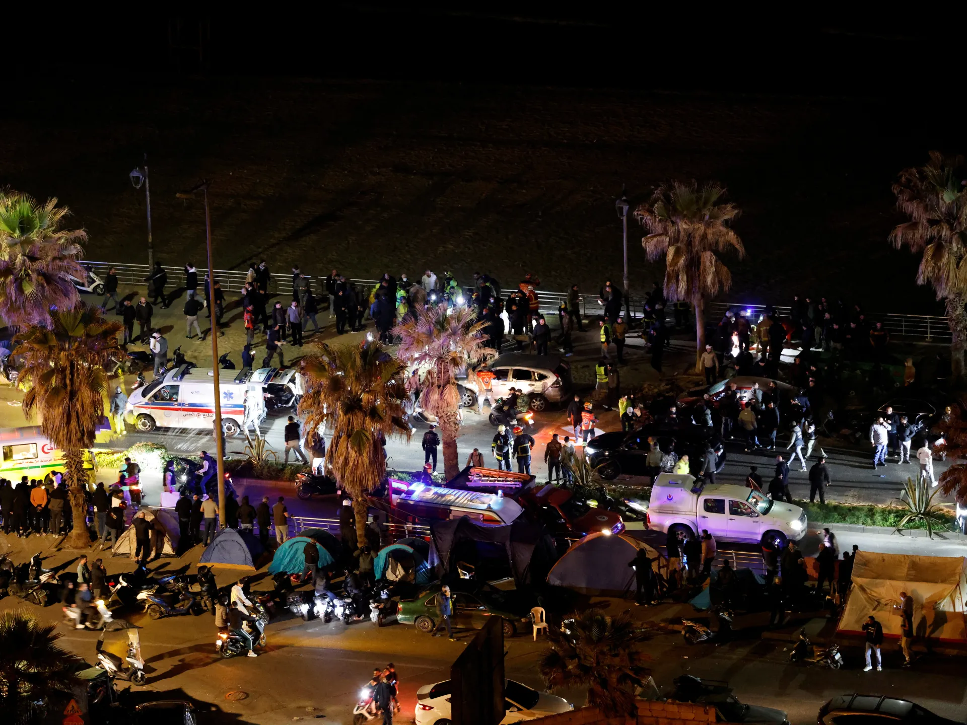 Israeli ‘double-tap strike’ hits displaced on Beirut seafront, kills eight | US-Israel war on Iran News