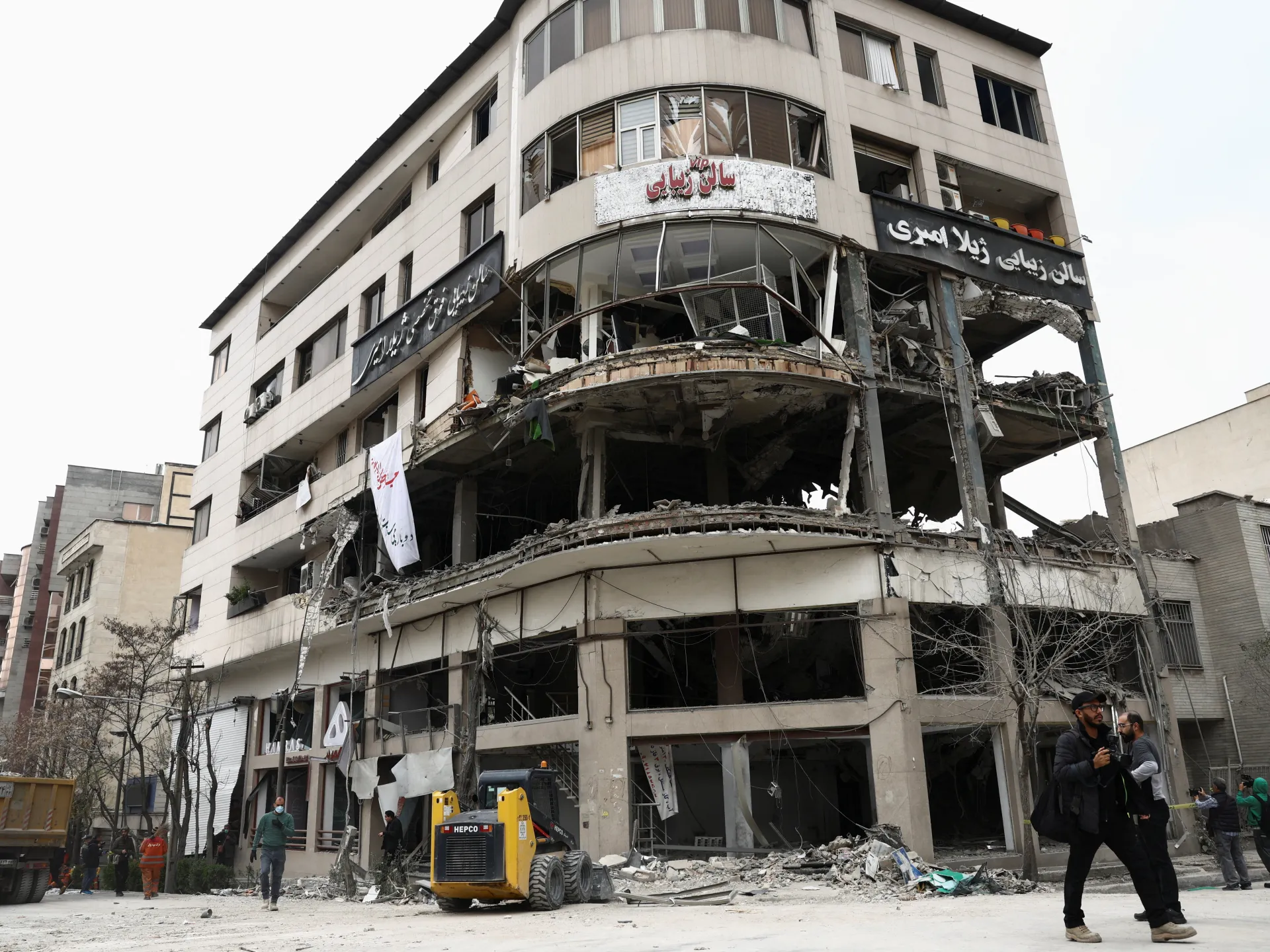 Qatari TV station hit in Iran