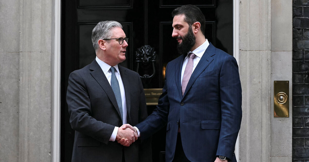 UK PM Starmer raises migration, border security in talks with Syria’s president