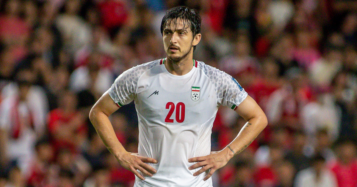 Soccer star Sardar Azmoun left out of Iran’s squad after reports he was cut over disloyalty to government