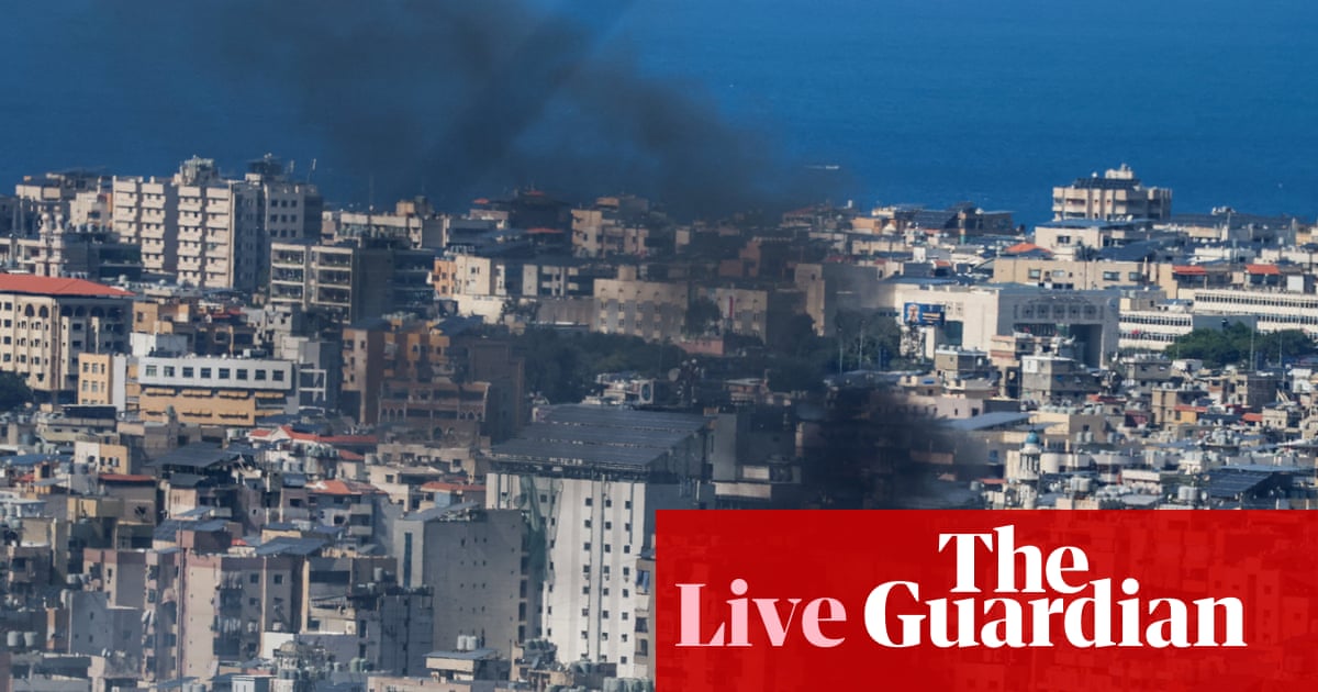 Middle East crisis live: Trump demands say in choosing Iran’s next supreme leader; Israel tells hundreds of thousands to flee Beirut | US-Israel war on Iran