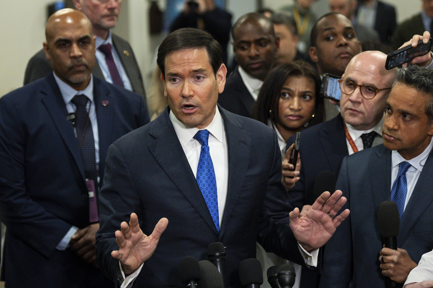 Trump and Rubio offer conflicting reasons for U.S. entry into Iran war