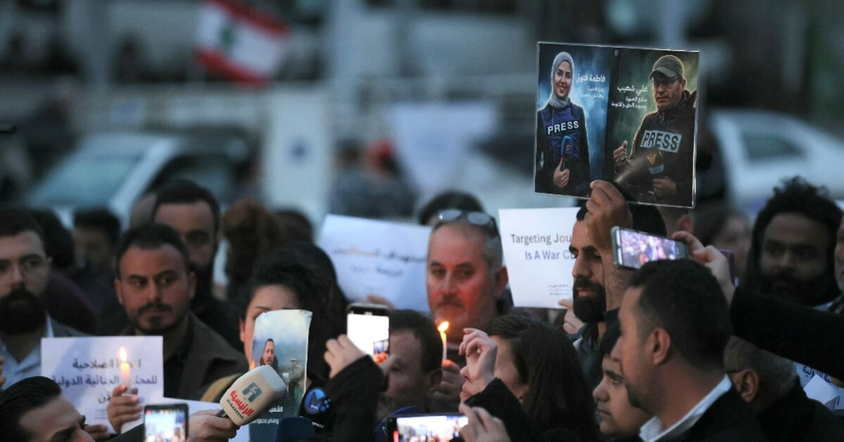 Israeli strike kills three journalists in south Lebanon