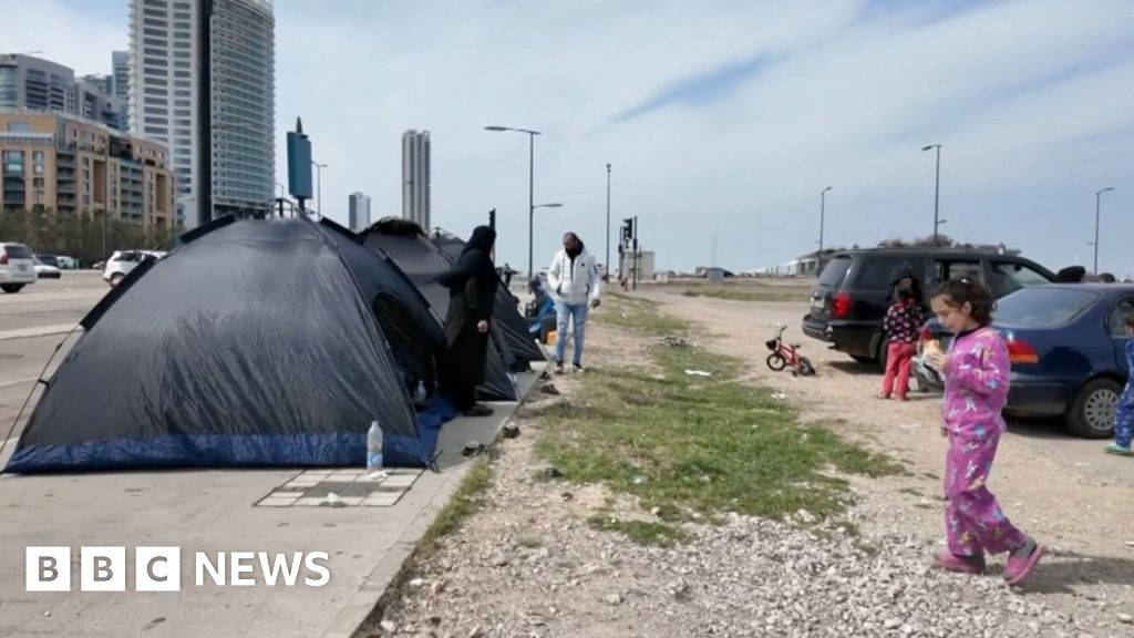 Beirut evacuees ‘sleeping in tents and cars’