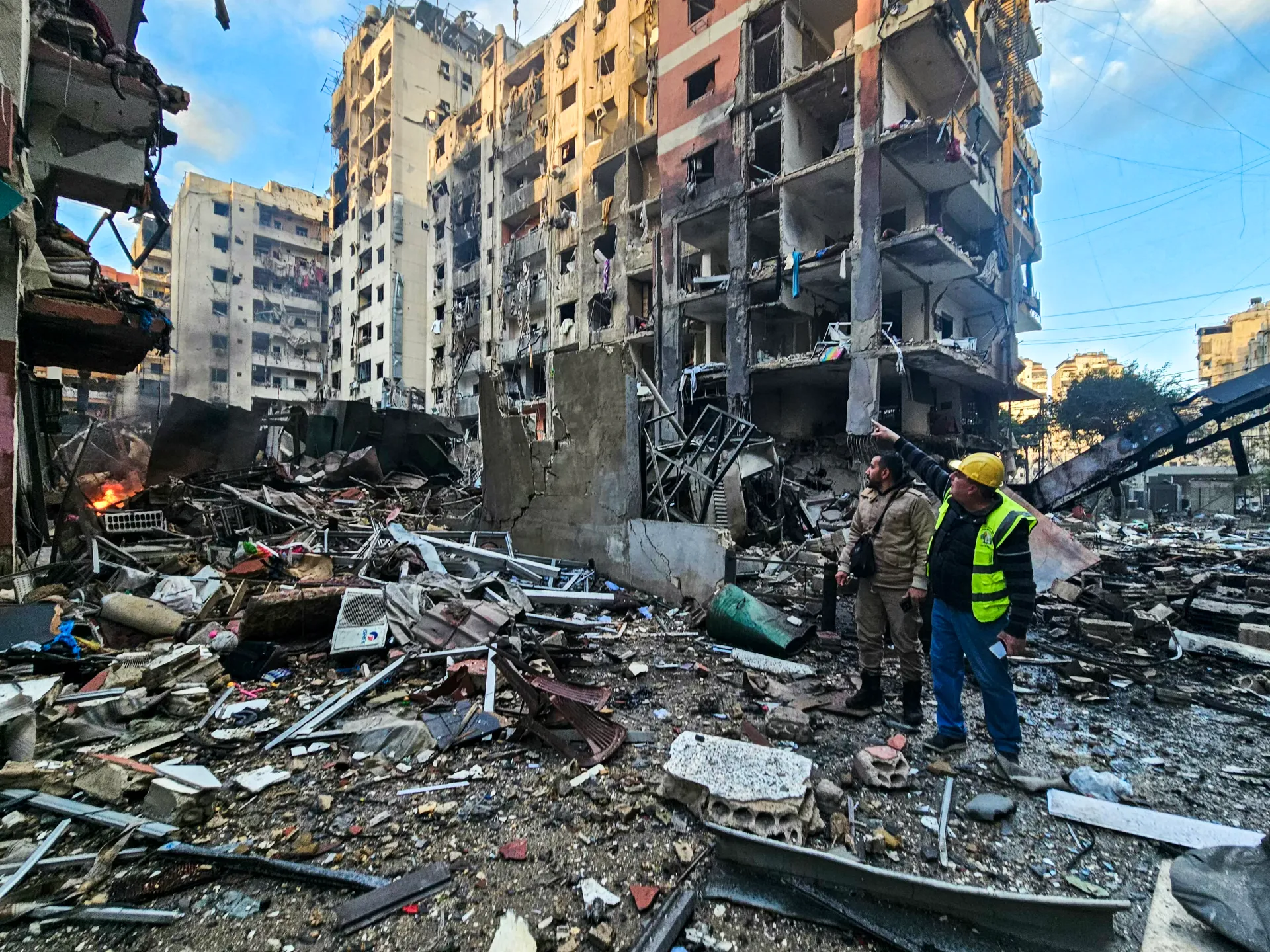 Destruction in Beirut as bombing and mass displacement continue | Israel attacks Lebanon