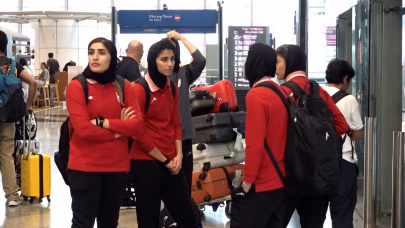 Women’s Soccer Team Heads Home To Iran After Five Members Give Up Asylum Claims In Australia