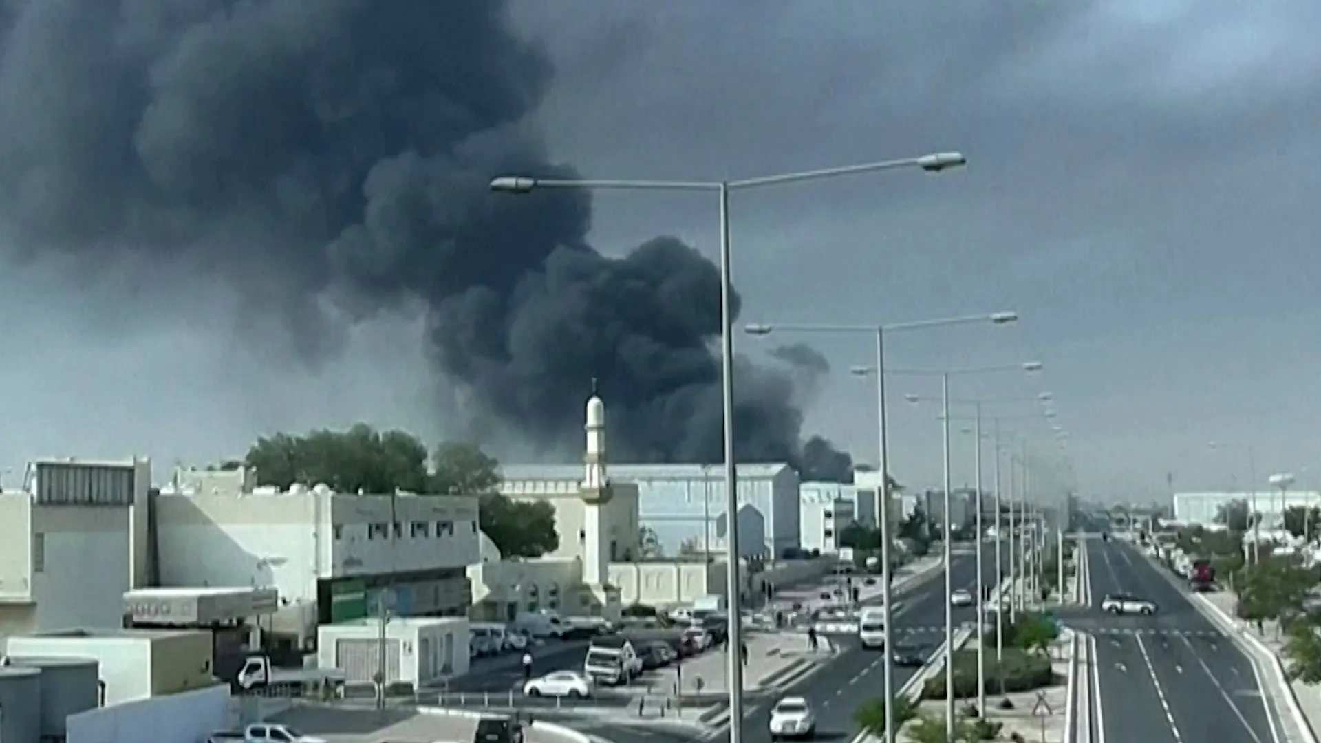 Smoke rises above Qatar capital Doha after Iranian missiles shot down | Infrastructure