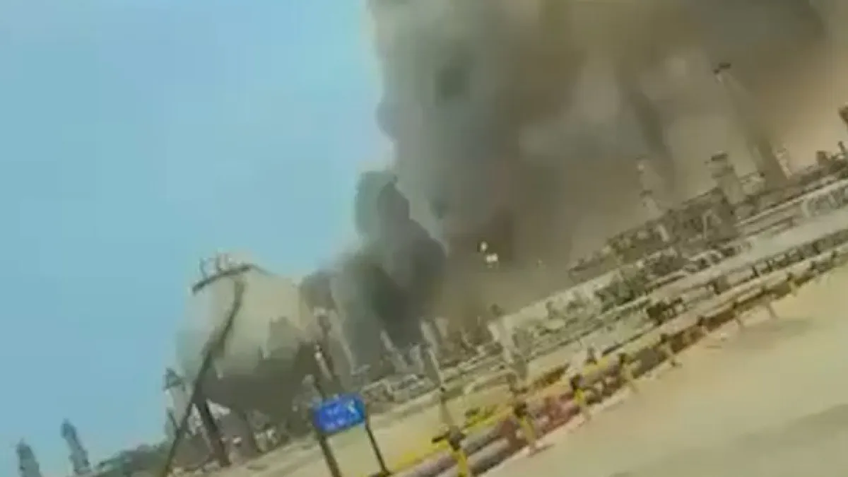 ‘Missile debris’ sparks fire at Saudi’s Aramco oil refinery | Israel-Iran conflict