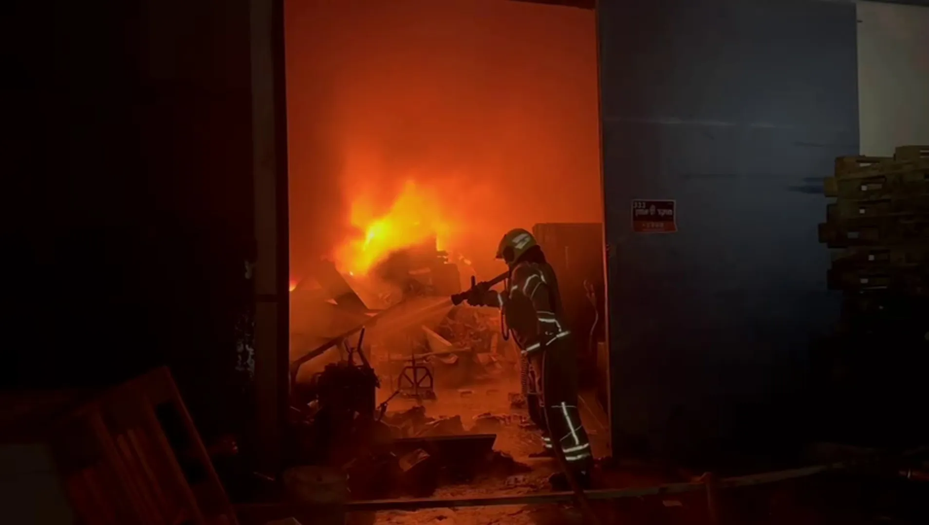 Suspected Iranian missile debris ignites fires in central Israel | Conflict