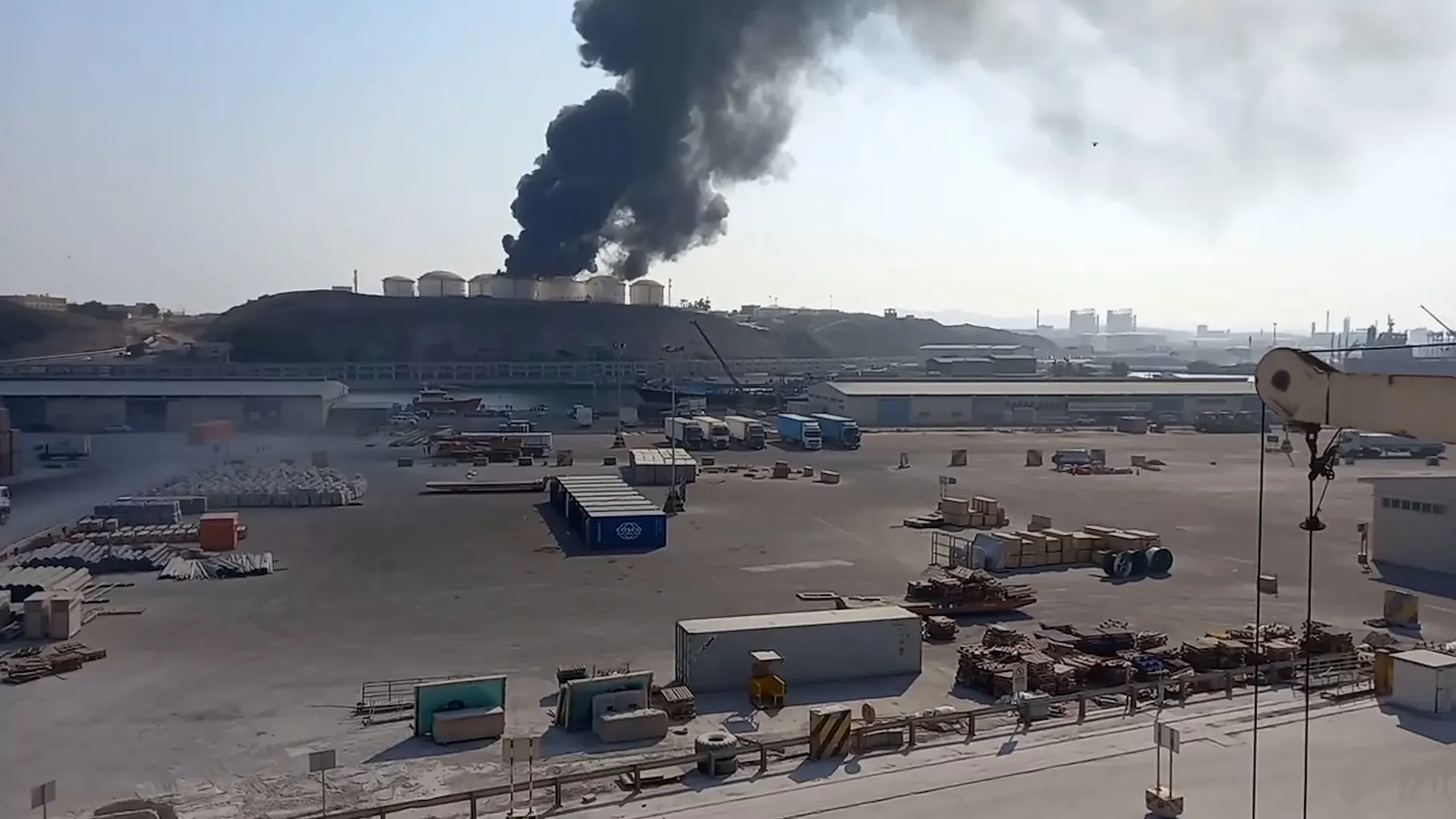 Oil facilities in Oman’s Salalah port ablaze after drone strikes | Conflict