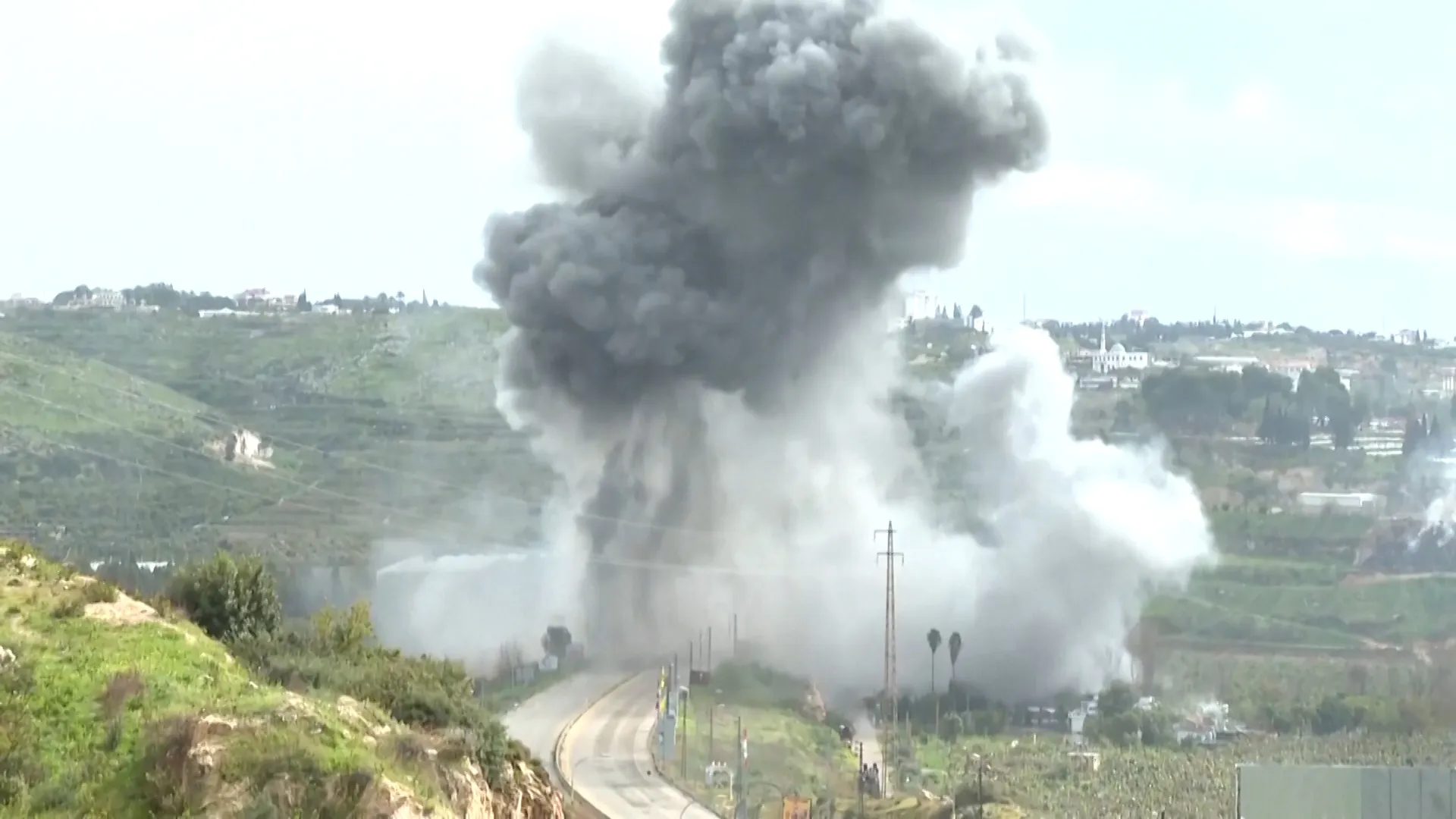 Moment Israeli strike hits bridge in southern Lebanon | Israel attacks Lebanon News