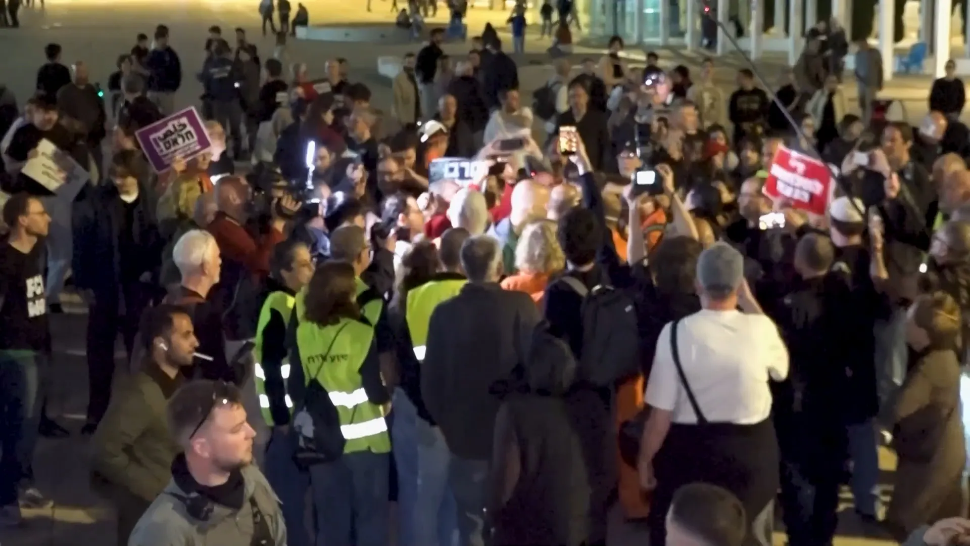 Dozens detained in Tel Aviv as anti-war protest turns violent | US-Israel war on Iran