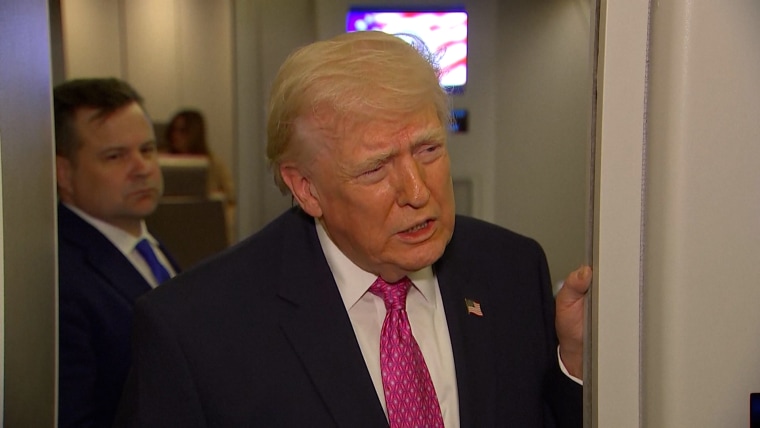 President Trump claims ‘regime change’ has happened in Iran