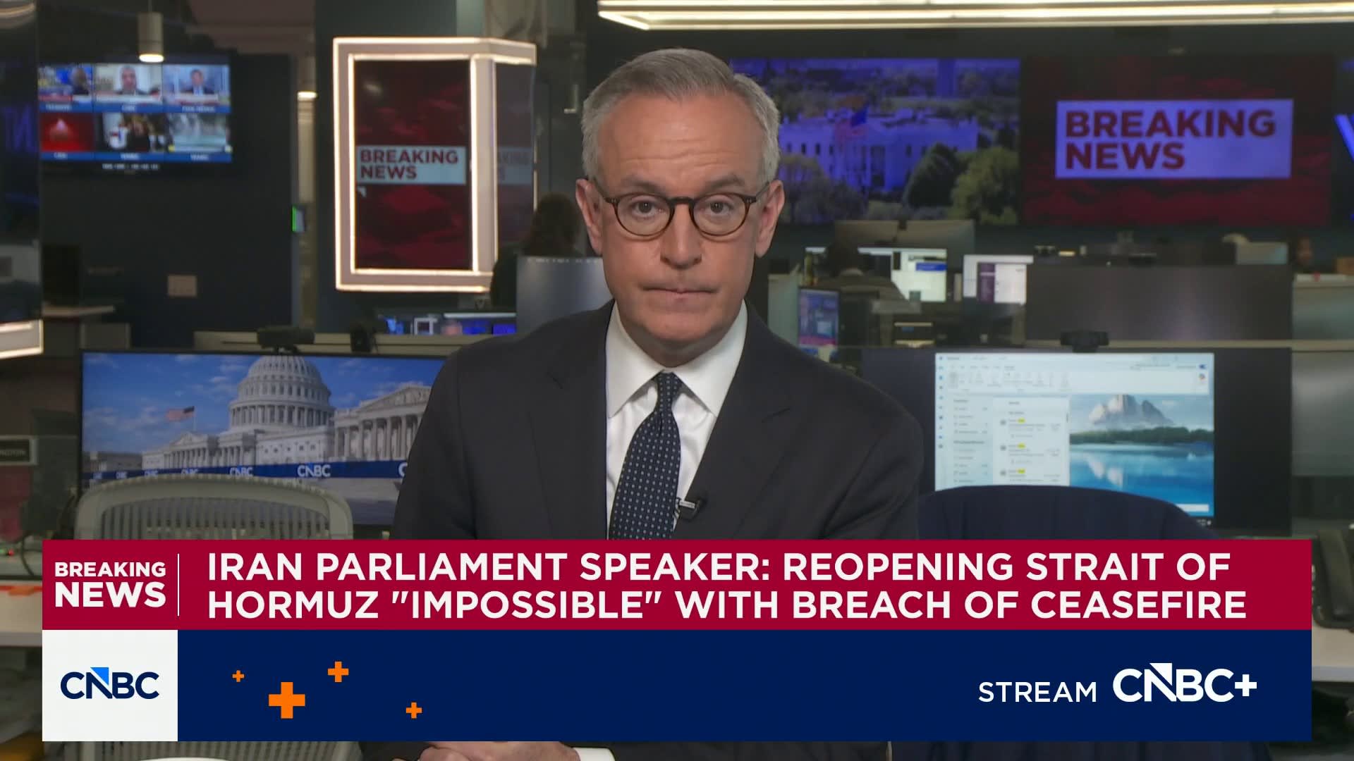 Iran Parliament speaker: Reopening Strait of Hormuz 'impossible' with breach of ceasefire – CNBC