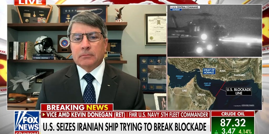 Vice Admiral Kevin Donegan on US-Iran ‘tug of war’ in Strait of Hormuz