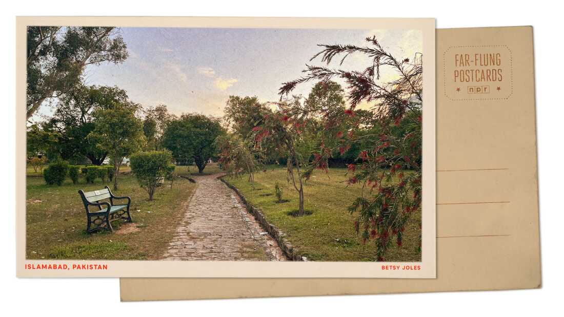 Photo: Islamabad park near U.S.-Iran peace talks venue : NPR