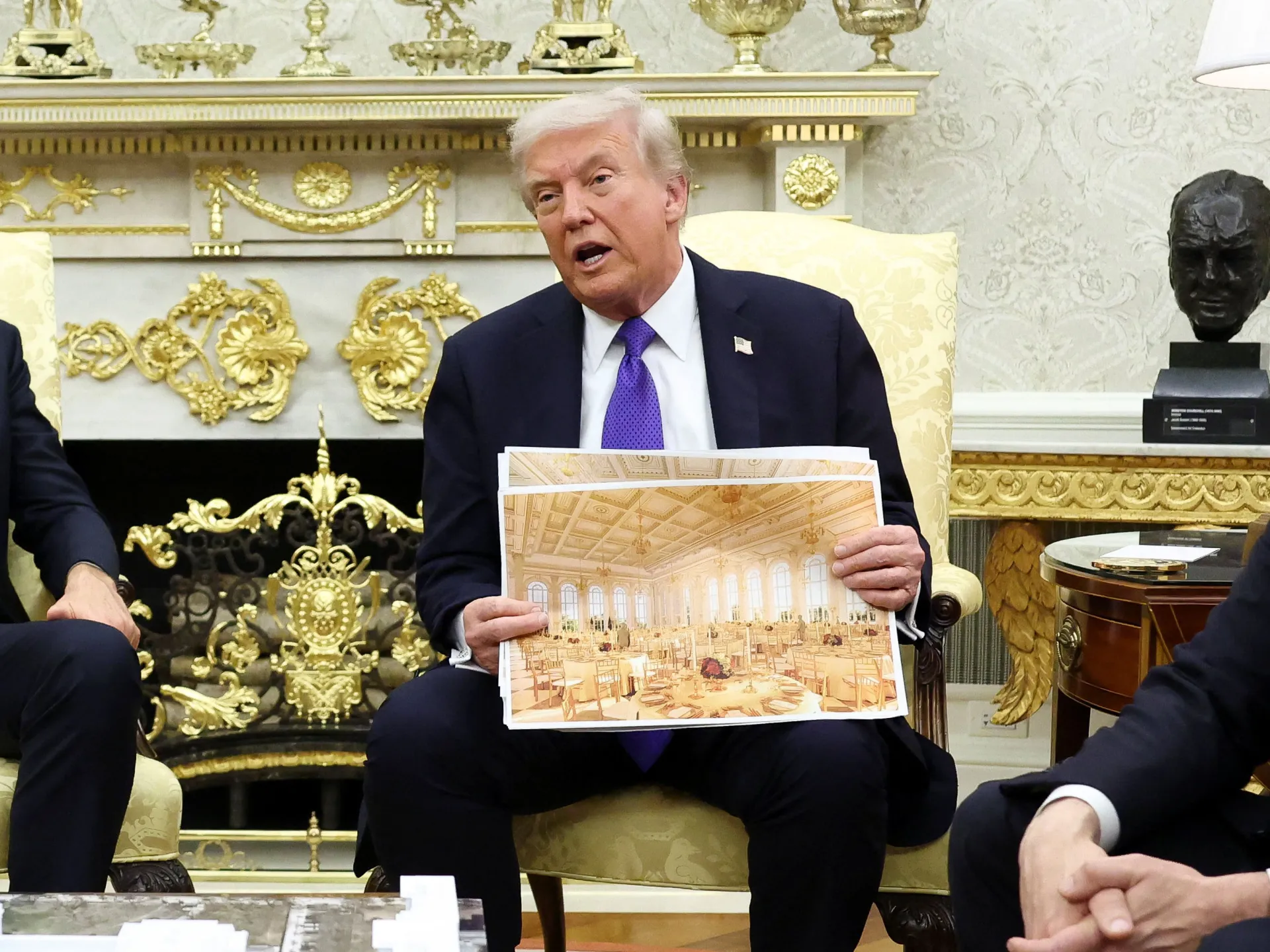 Judge halts Trump ballroom project; Trump says work can go on | Donald Trump