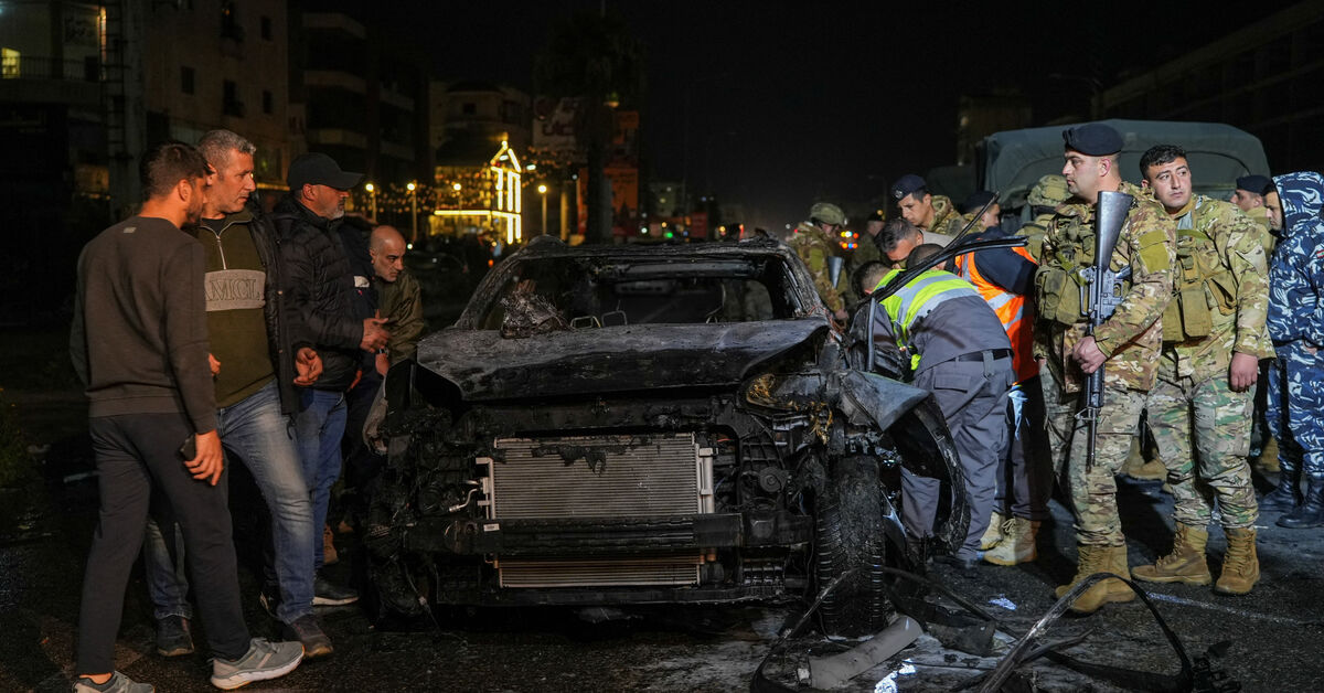 At least seven killed in Israeli strikes in Beirut area, Lebanon says