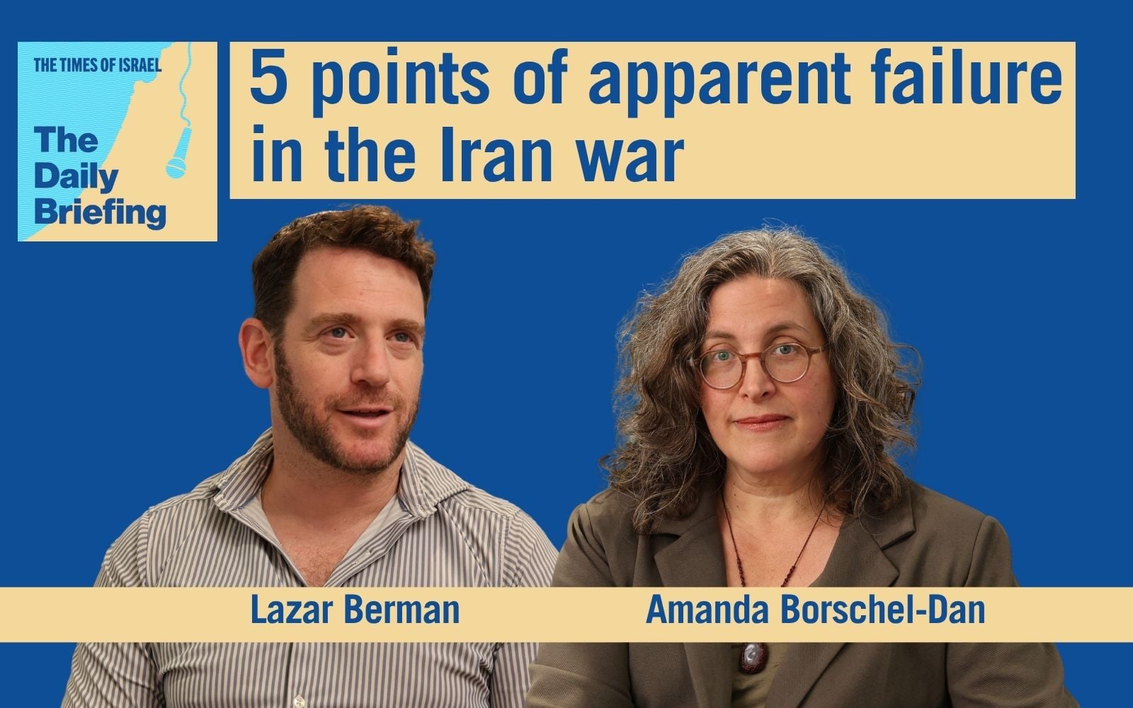 Daily Briefing Apr. 19 – 5 points of apparent failure in the Iran war