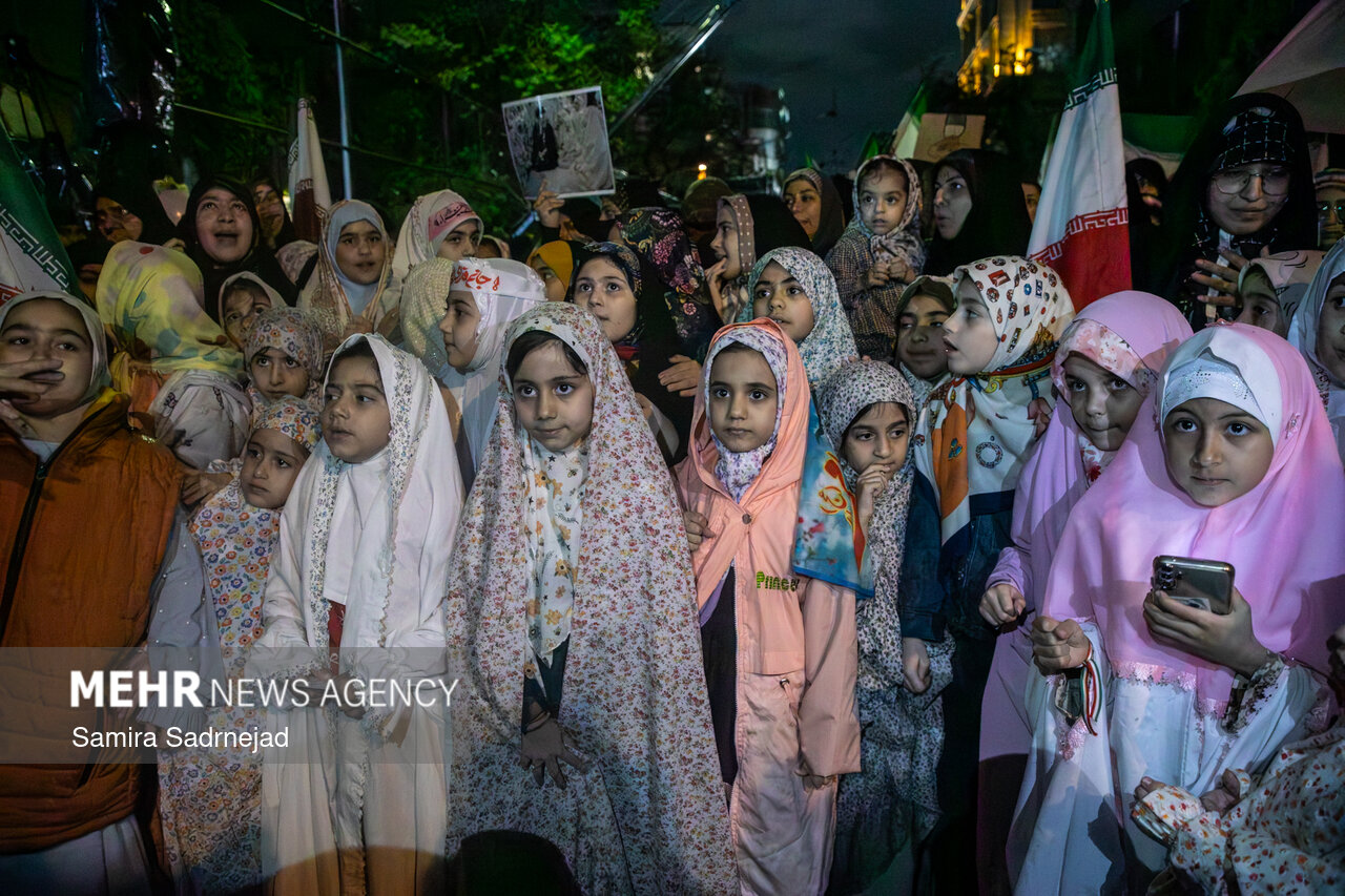 Mehr News Agency – Tehran hosts a gathering of girls “Devoted to Iran”