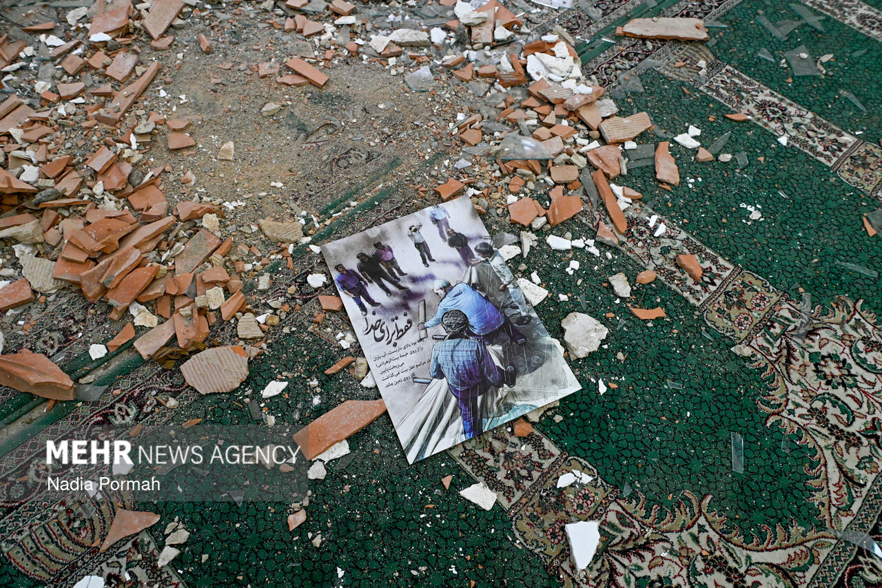 Karaj school seriously damaged in US-Israeli strikes