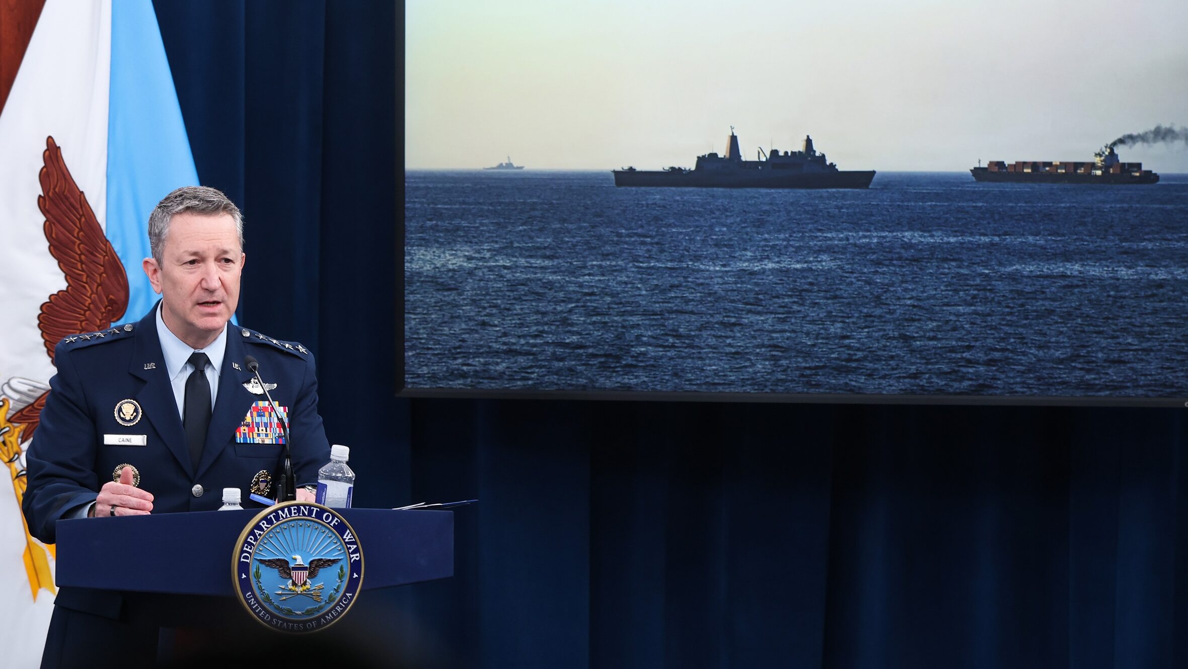 US Says 37 Ships Redirected Under Iran Blockade