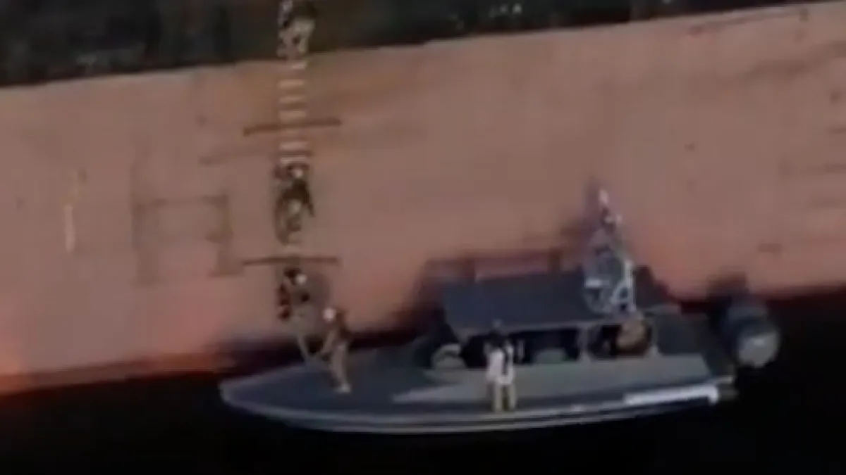 Iran releases video of IRGC seizing ship in the Strait of Hormuz | US-Israel war on Iran