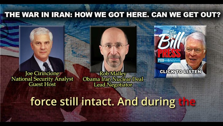 Rob Malley on the Iran War, Palestine and Advice for Democrats on War and Diplomacy.